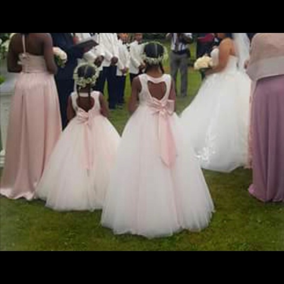 matching flower girl dresses